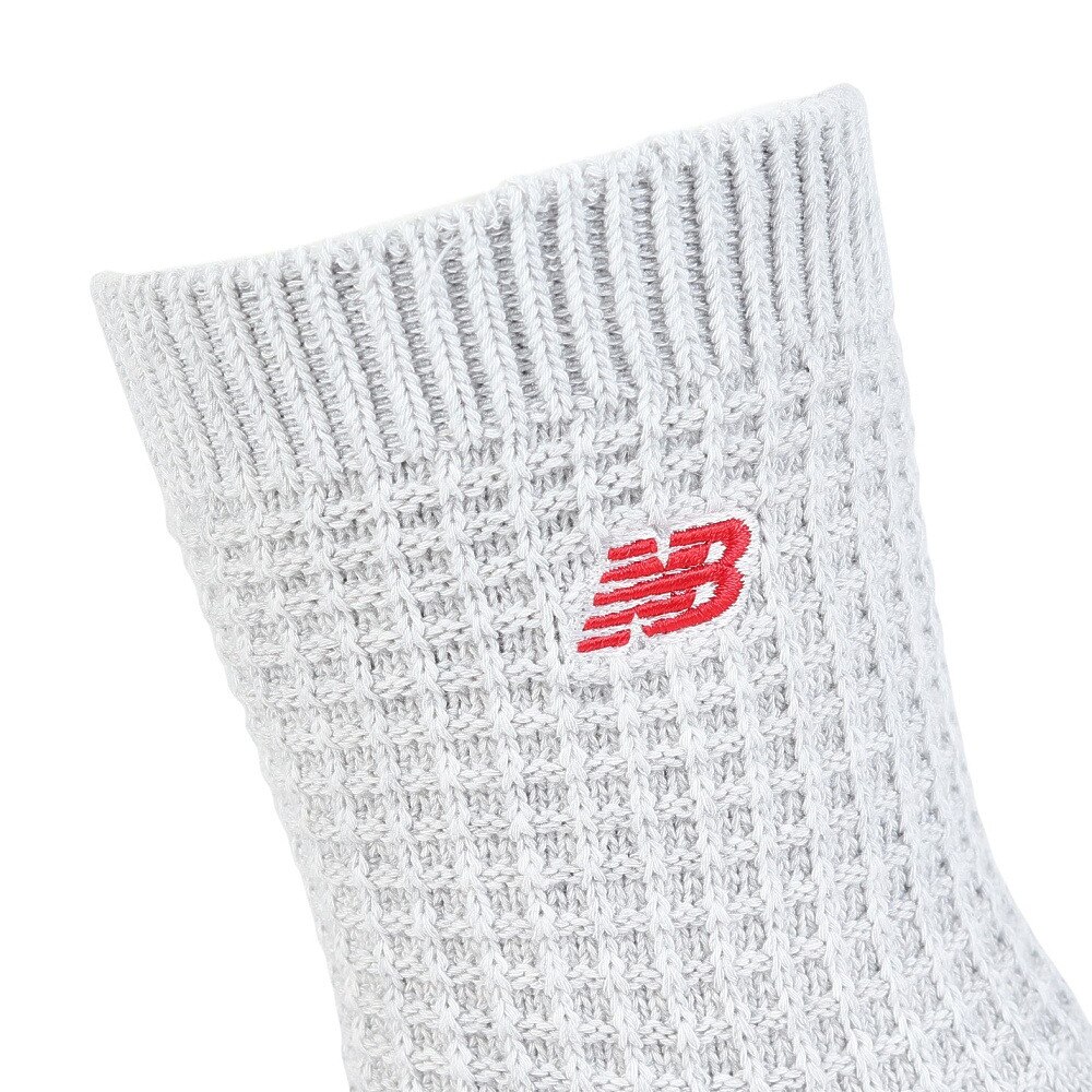 ニューバランス（new balance）（メンズ、レディース）ワッフルニット アンクルソックス 2足組 LAS42132AS5