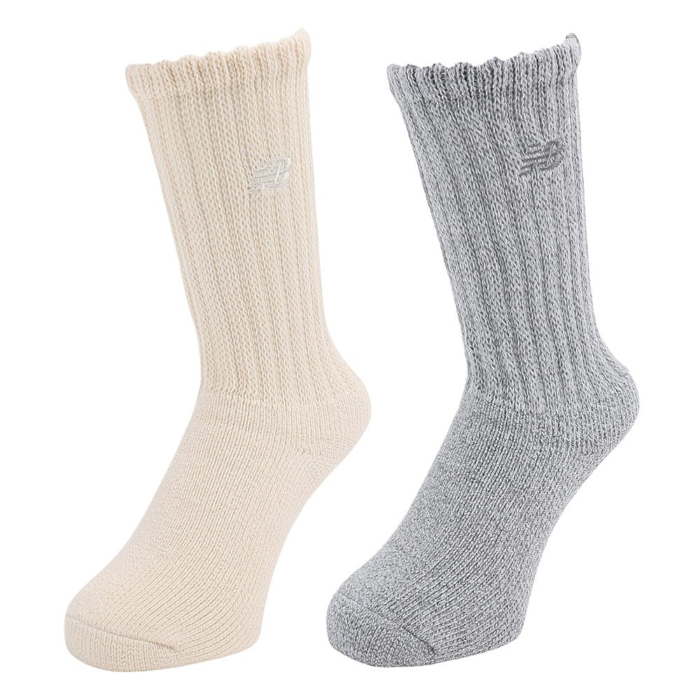 ニューバランス（new balance）（メンズ、レディース）2足組 コンフォートロングソックス LAS45747AS2