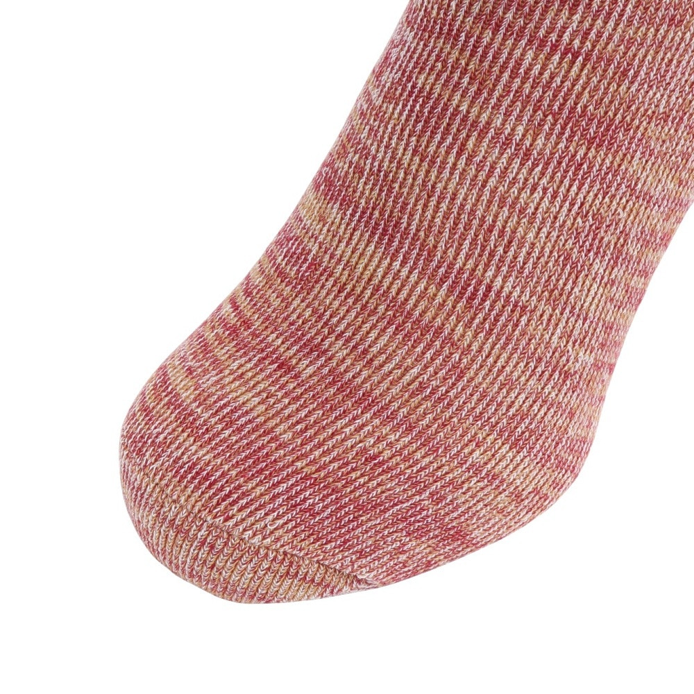 クー（Coo.）（メンズ）3層 アンクル丈 ソックス 2足組 894Q4GSA0086 RED 吸湿 発熱