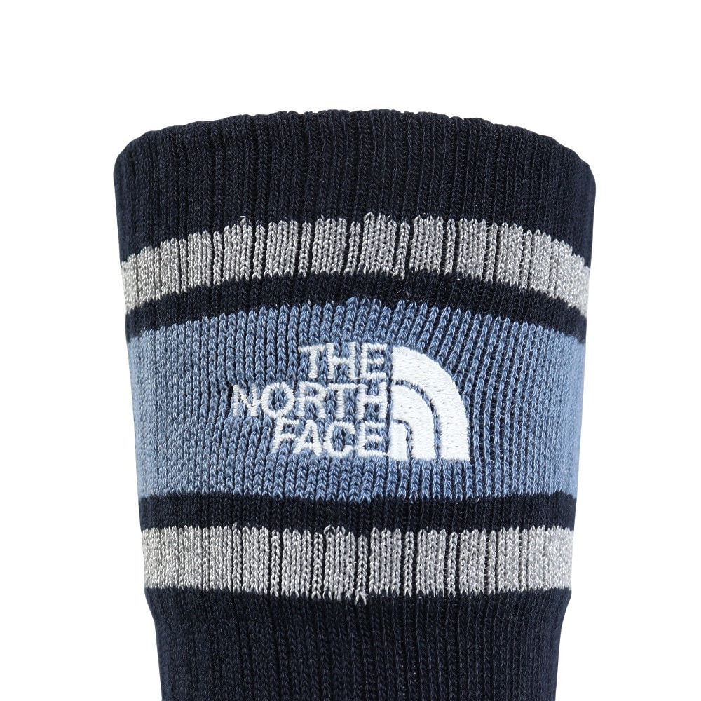ザ・ノース・フェイス（THE NORTH FACE）（メンズ、レディース）靴下 TNF リフレクト クルー アンクルソックス 2足組 紺 21.0-29.0cm NN82414 AN 抗菌 防臭