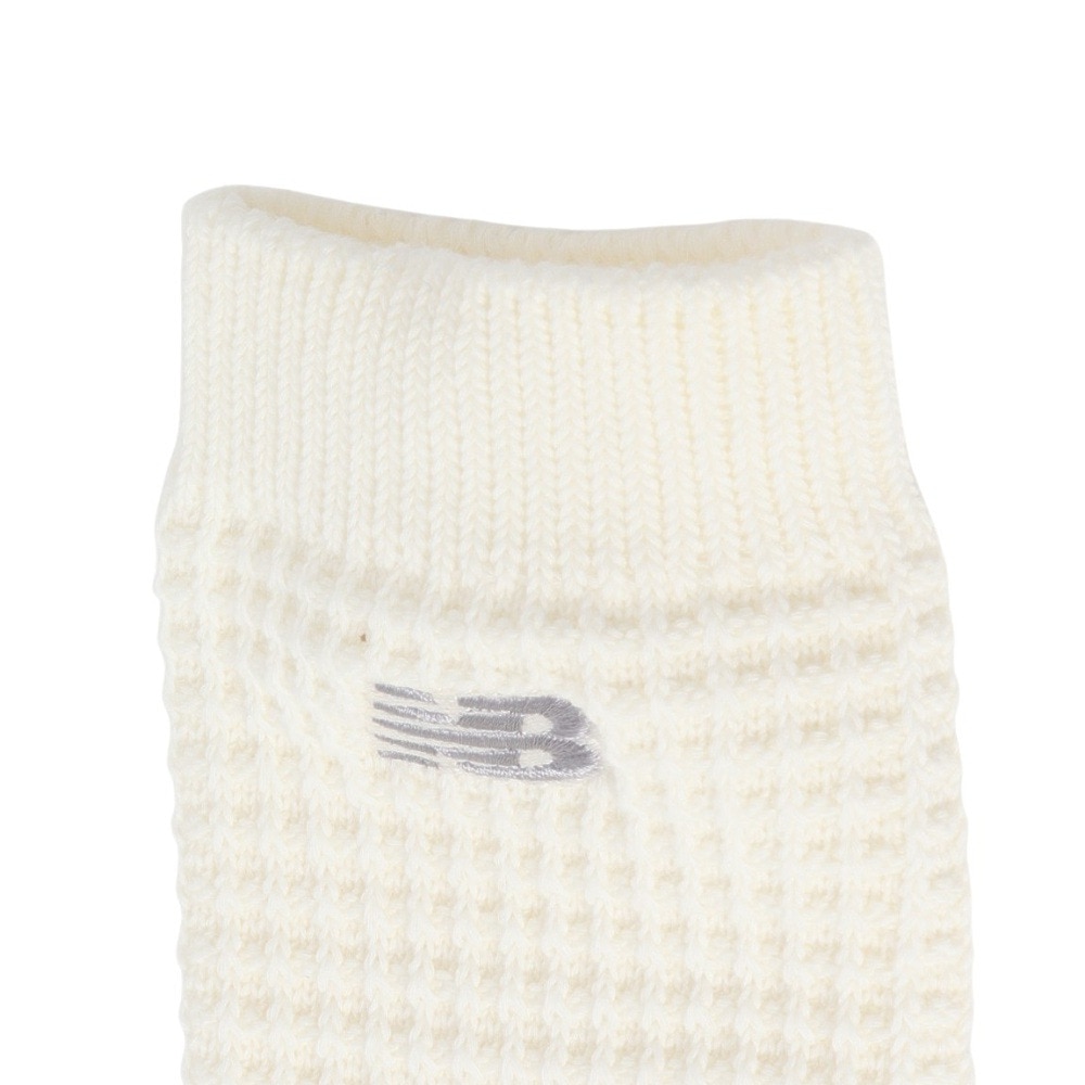 ニューバランス（new balance）（メンズ、レディース）靴下 ワッフル アンクルソックス 2足組 M-LLサイズ LAS51162AS1 スト系 私服 新調 衣替え 運動 ロゴ