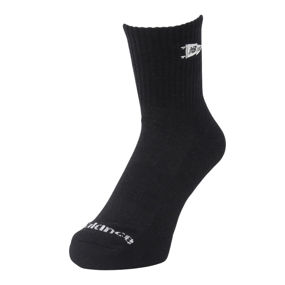 ニューバランス（new balance）（メンズ、レディース）靴下 バーシティペナント アンクルソックス 2足組 M-LLサイズ LAS51342AS2 スト系 私服 新調 衣替え
