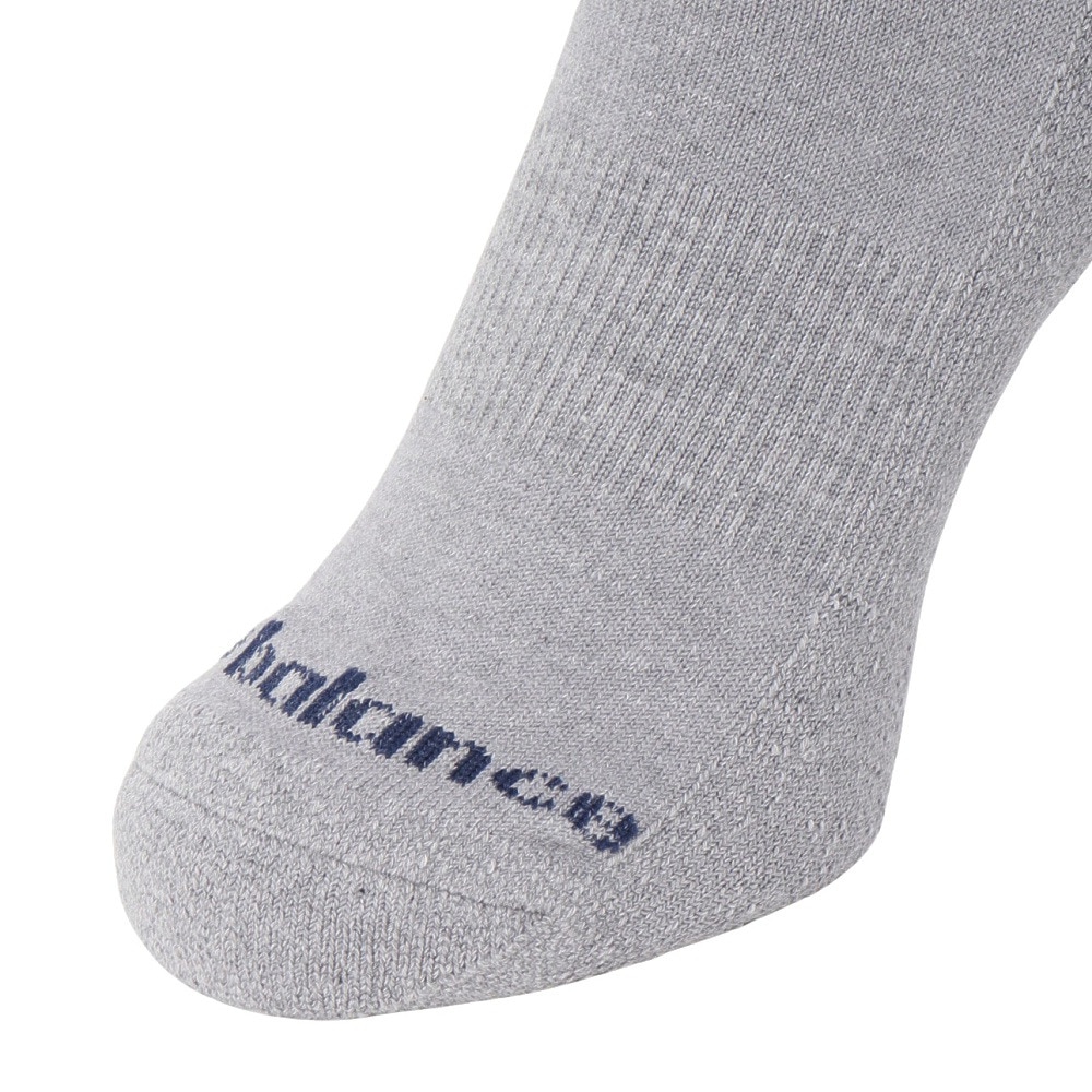 ニューバランス（new balance）（メンズ、レディース）靴下 バーシティペナント アンクルソックス 2足組 M-LLサイズ LAS51342AS2 スト系 私服 新調 衣替え