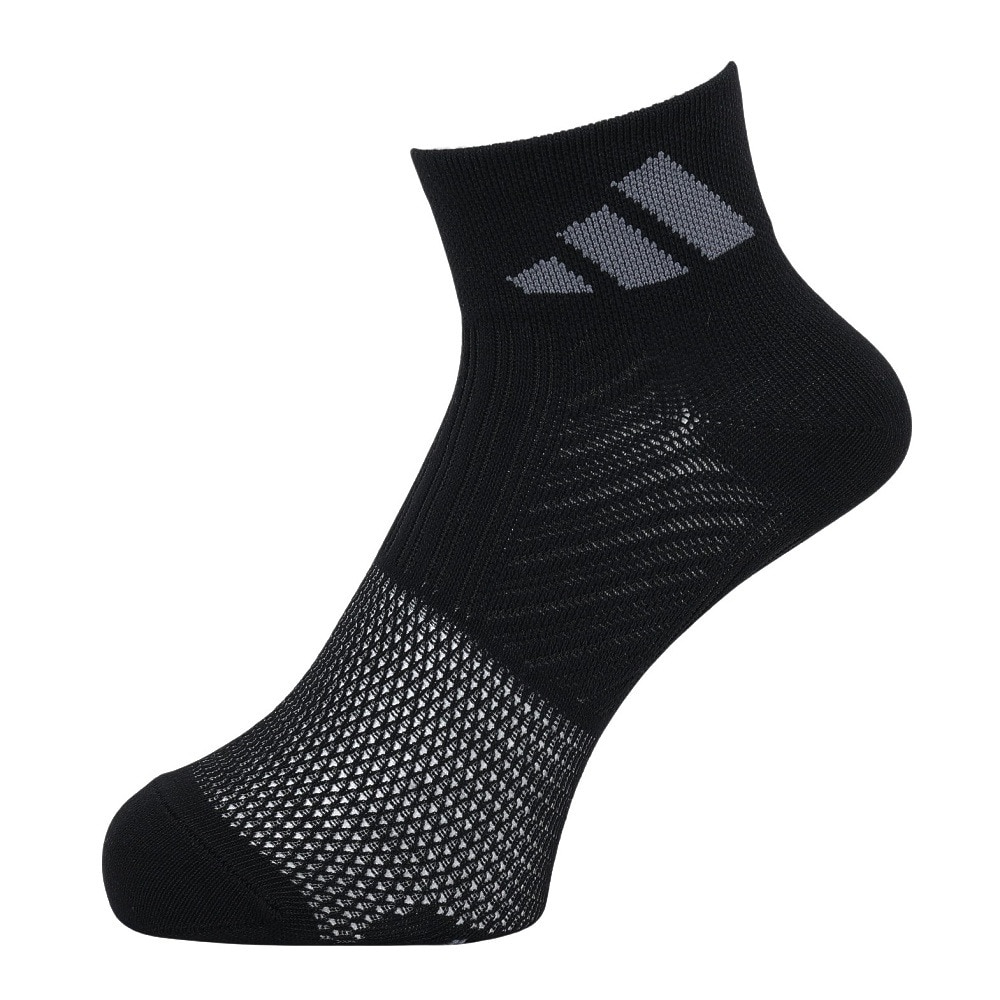アディダス（adidas）（メンズ）ソックス 靴下 2足組 SOCKSSOCKSBLACK ODW05-KK8053