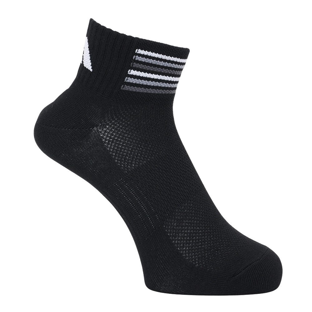 アディダス（adidas）（メンズ）ソックス 靴下 2足組 SOCKSSOCKSBLACK ODW08-KK8056