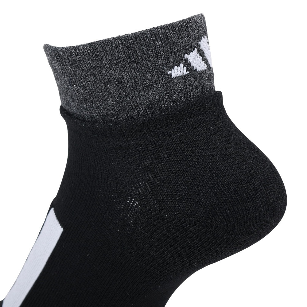 アディダス（adidas）（メンズ）ソックス 靴下 2足組 SOCKSSOCKSBLACK ODW11-KK8059