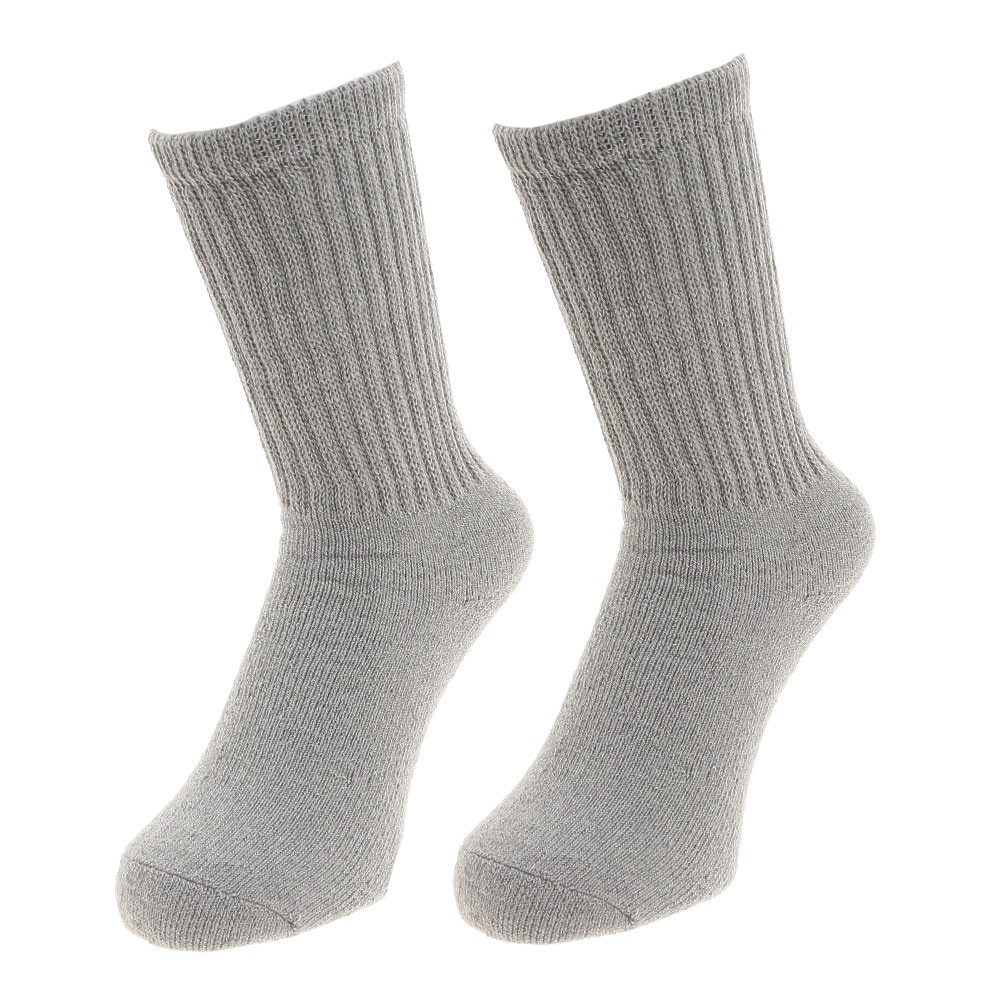 ノーブランド（NO BRAND）（メンズ）RCパイル2足組 ソックス 894NN1OK2752GRY