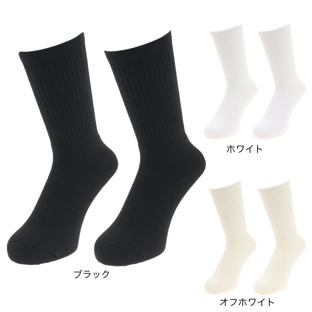 ノーブランド（NO BRAND）（メンズ）パイル2足組 ソックス 894NN1OK2753OWHT