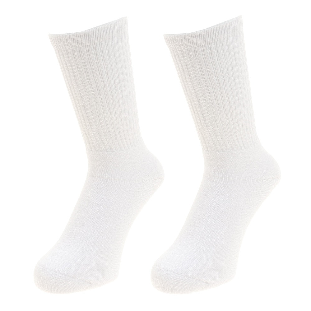 ノーブランド（NO BRAND）（メンズ）パイル2足組 ソックス 894NN1OK2753WHT