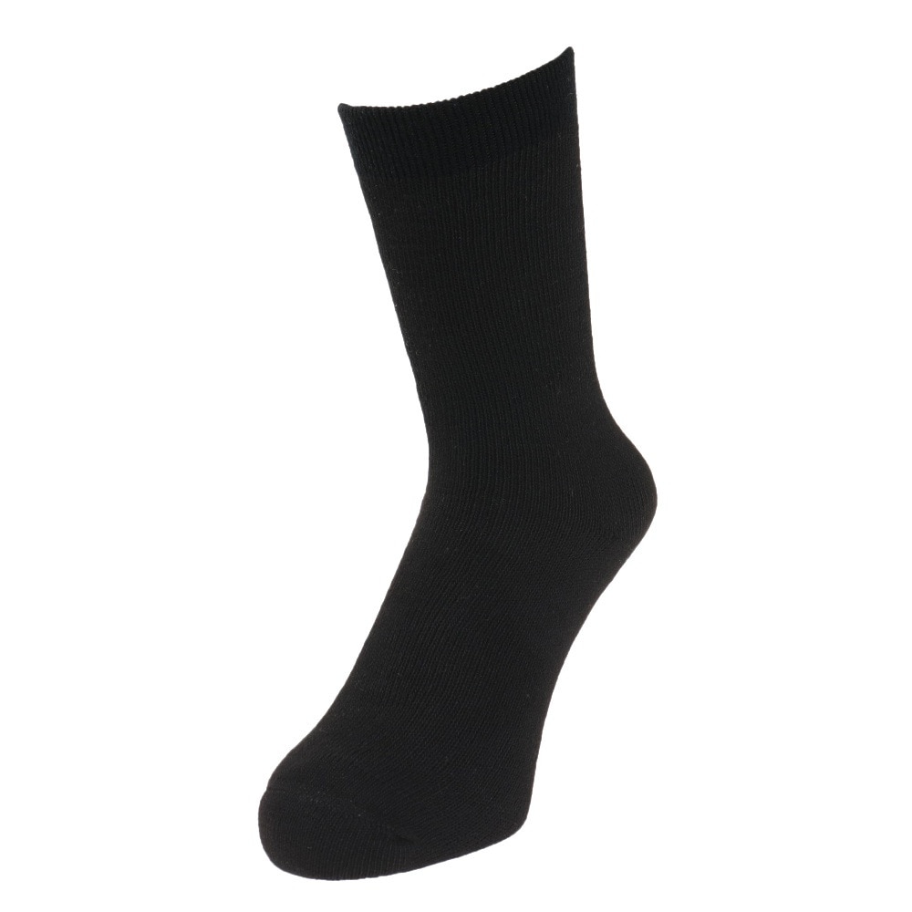 ノーブランド（NO BRAND）（メンズ）ヒートクロス 二重編み2足組ソックス 894NN2OK0399 BLK