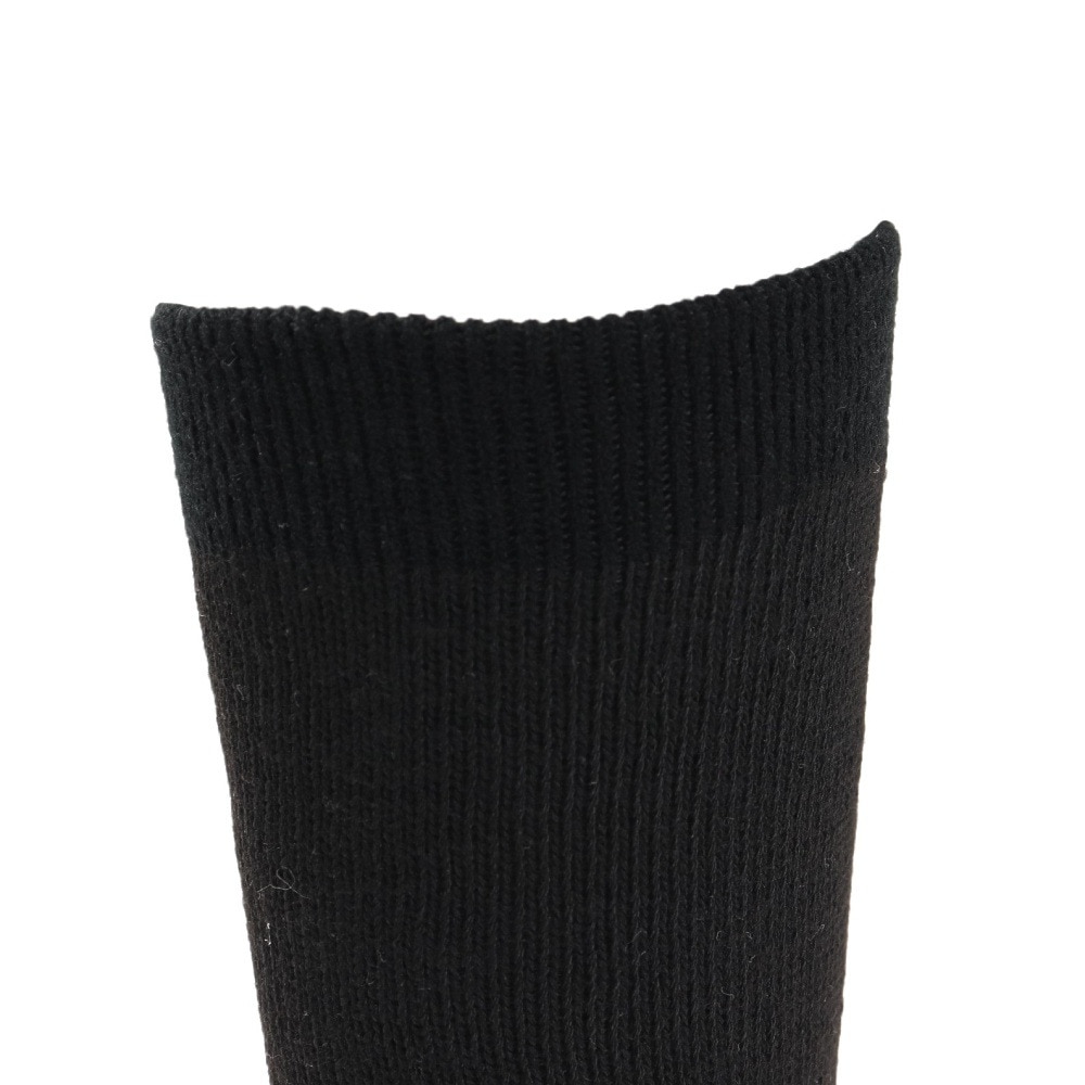ノーブランド（NO BRAND）（メンズ）ヒートクロス 二重編み2足組ソックス 894NN2OK0399 BLK