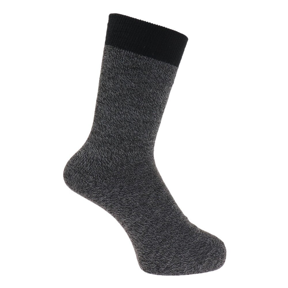 ノーブランド（NO BRAND）（メンズ）ヒートクロス 二重編み2足組ソックス 894NN2OK0399 GRY