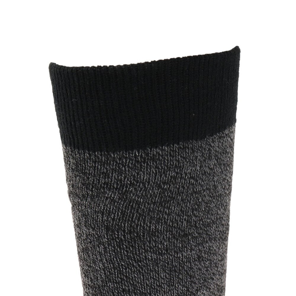 ノーブランド（NO BRAND）（メンズ）ヒートクロス 二重編み2足組ソックス 894NN2OK0399 GRY