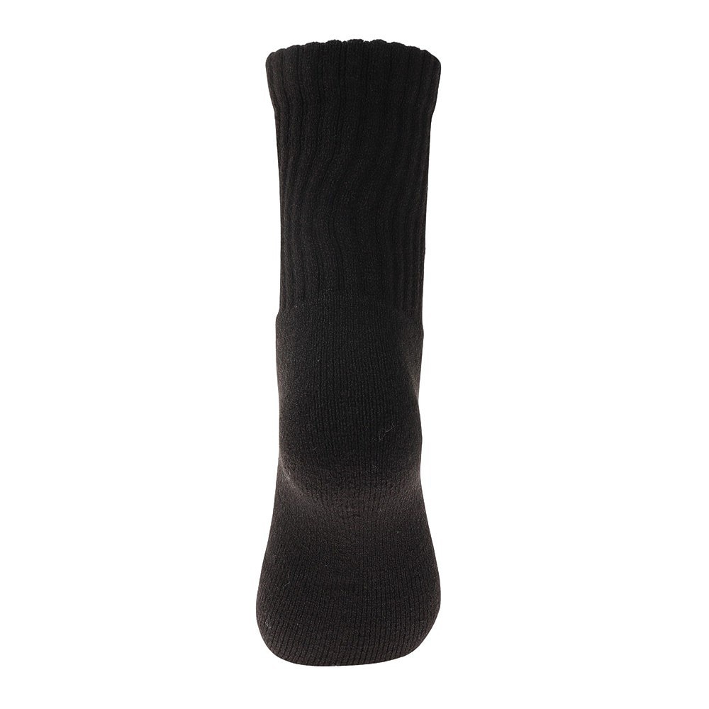 ノーブランド（NO BRAND）（メンズ）バルキーアクリル2足組 ソックス 894NN2OK0442 BLK 25～28cm