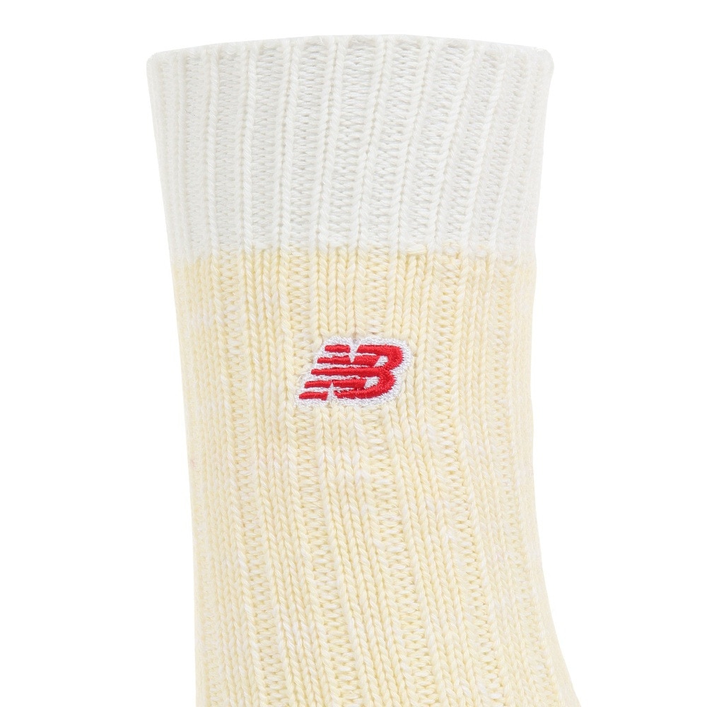 ニューバランス（new balance）（メンズ、レディース）ローゲージ ミッドカフ 2Pソックス 2足組 LAS33262AS2