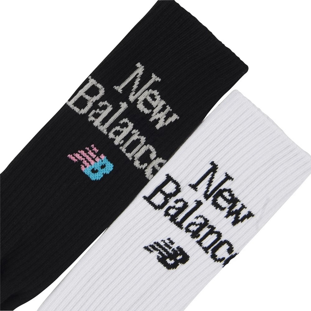 ニューバランス（new balance）（メンズ、レディース）靴下 2Pソックス 2足組 LAS35708AS1