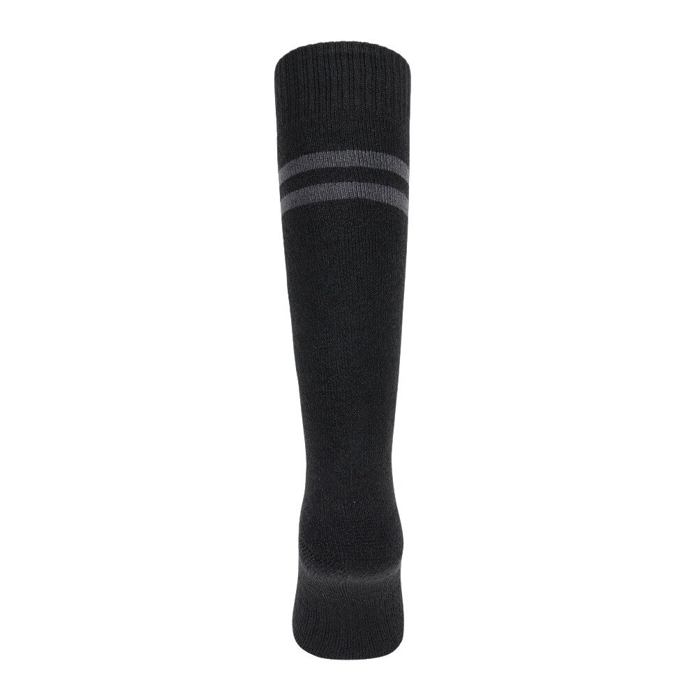 エアボーン（ARBN）（メンズ）ヒートクロス クルーソックス ライン GRY/BLK 2足組 AB43AC1609 GRY25 防寒