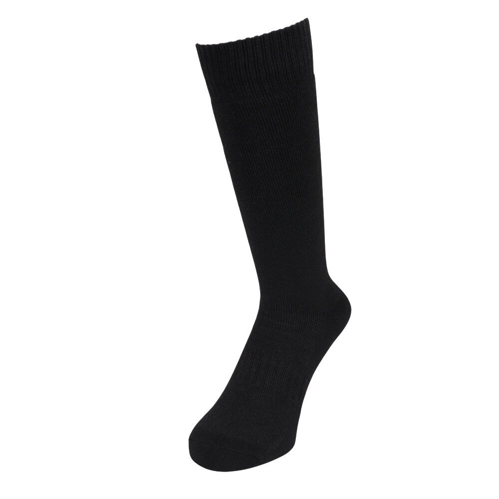 エアボーン（ARBN）（メンズ）ヒートクロス クルーソックス 底切り替え GRY/BLK 2足組 AB43AC1611 GRY25 防寒