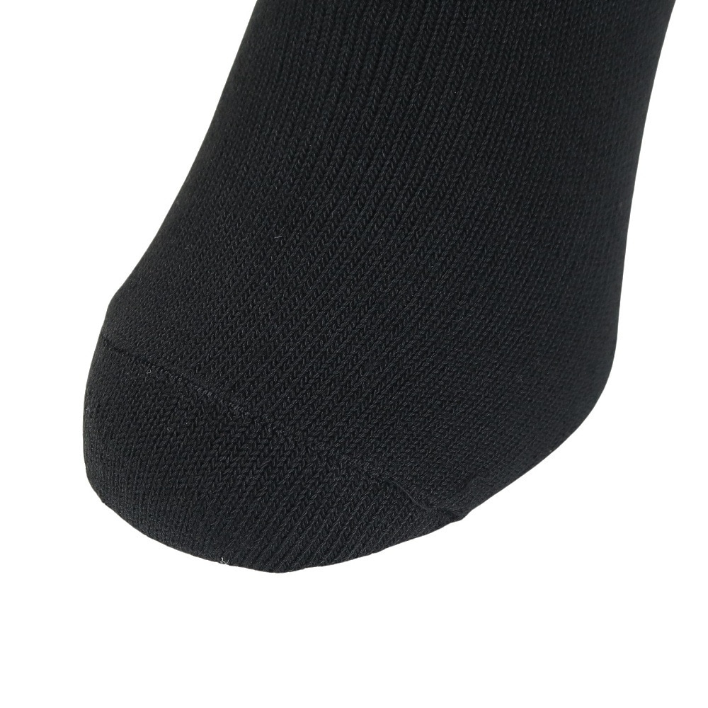 クー（Coo.）（メンズ）3層構造クルーソックス 2足組 894Q3OK0302 BLK 黒 25cm