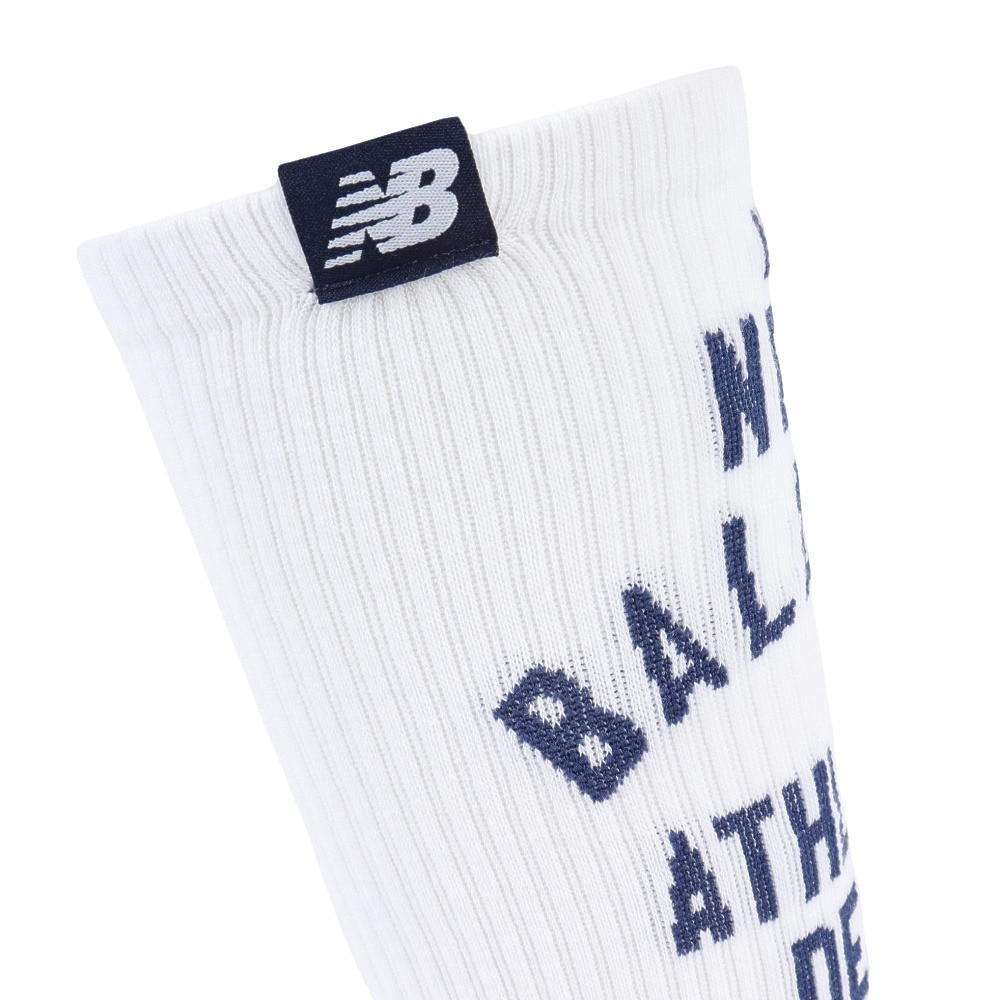 ニューバランス（new balance）（メンズ）ミッドカフ 2足組 ソックス LAS42262AS1