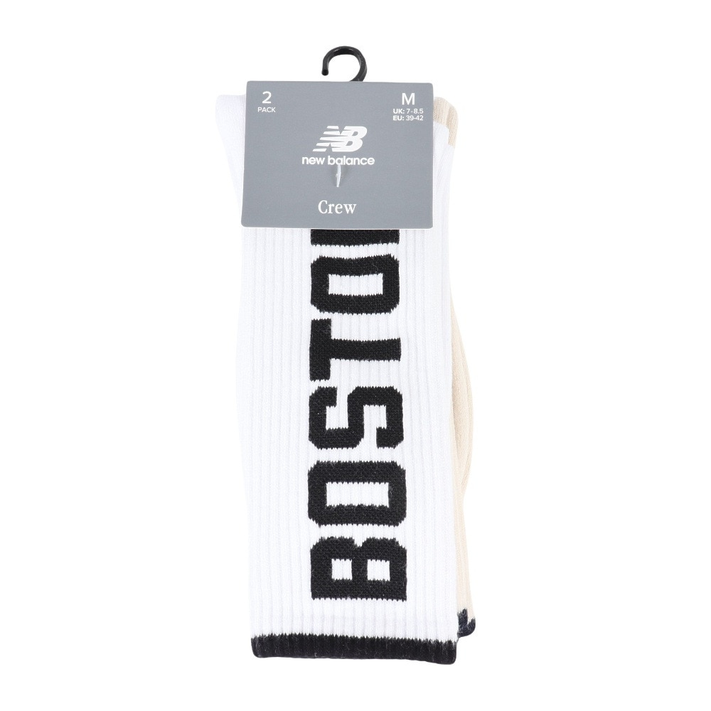 ニューバランス（new balance）（メンズ）ボストンクルーソックス 2足組 LAS42362AS1