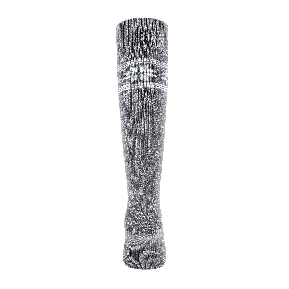 クー（Coo.）（メンズ）ヒートクロス クルーソックス 2足組 GRYCGYユキ2 894Q4GSA0018 GRY25 25-28cm 抗菌防臭 グレー