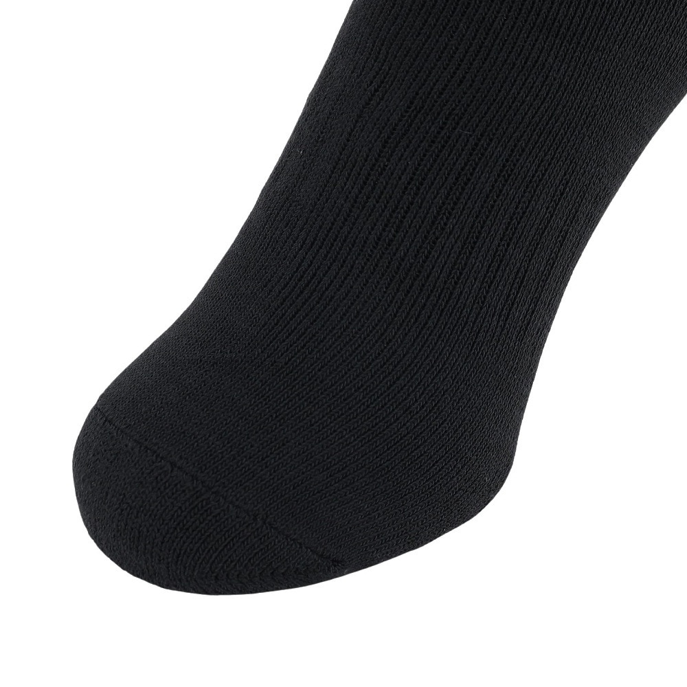 クー（Coo.）（メンズ）ヒートクロス クルーソックス 2足組 894Q4GSA0019 BLK25 25-28cm 抗菌防臭 黒