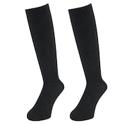 (メンズ)ヒートクロス クルーソックス 2足組 894Q4GSA0019 BLK25 25-28cm 抗菌防臭 黒