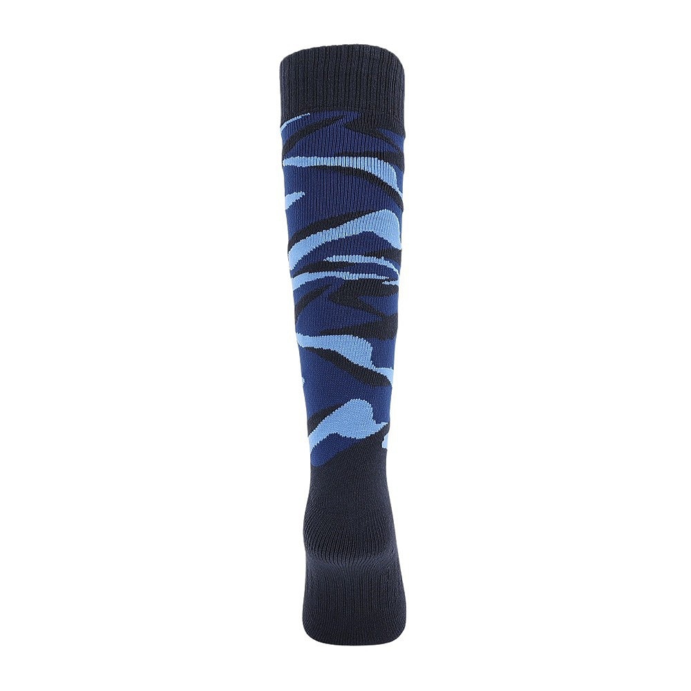 クー（Coo.）（メンズ）ヒートクロス クルーソックス 2足組 NVYBLK迷彩 894Q4GSA0020 NVY25 25-28cm 抗菌防臭