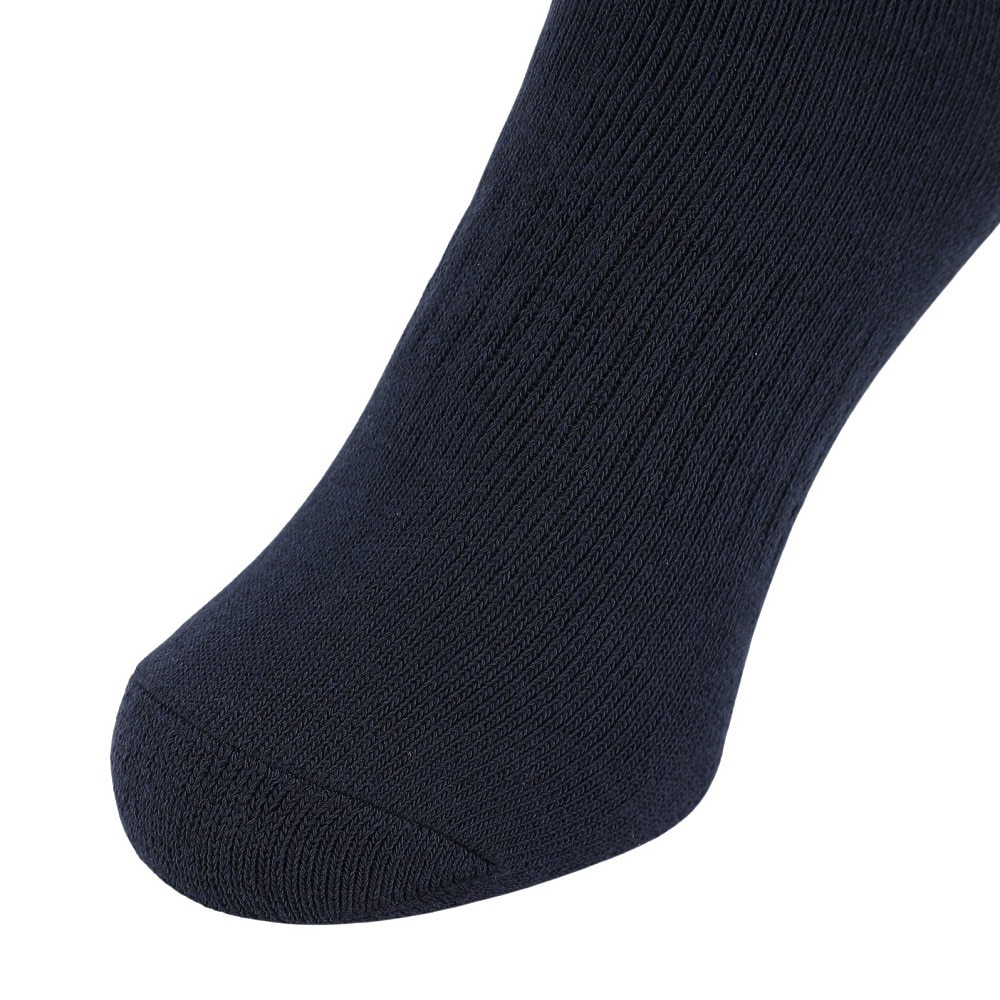 クー（Coo.）（メンズ）ヒートクロス クルーソックス 2足組 NVYBLK迷彩 894Q4GSA0020 NVY25 25-28cm 抗菌防臭