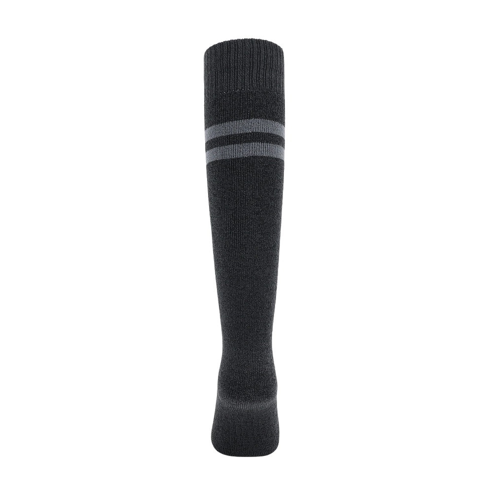 クー（Coo.）（メンズ）ヒートクロス クルーソックス 2足組 GRYBLKライン 894Q4GSA0021 GRY25 25-28cm 抗菌防臭