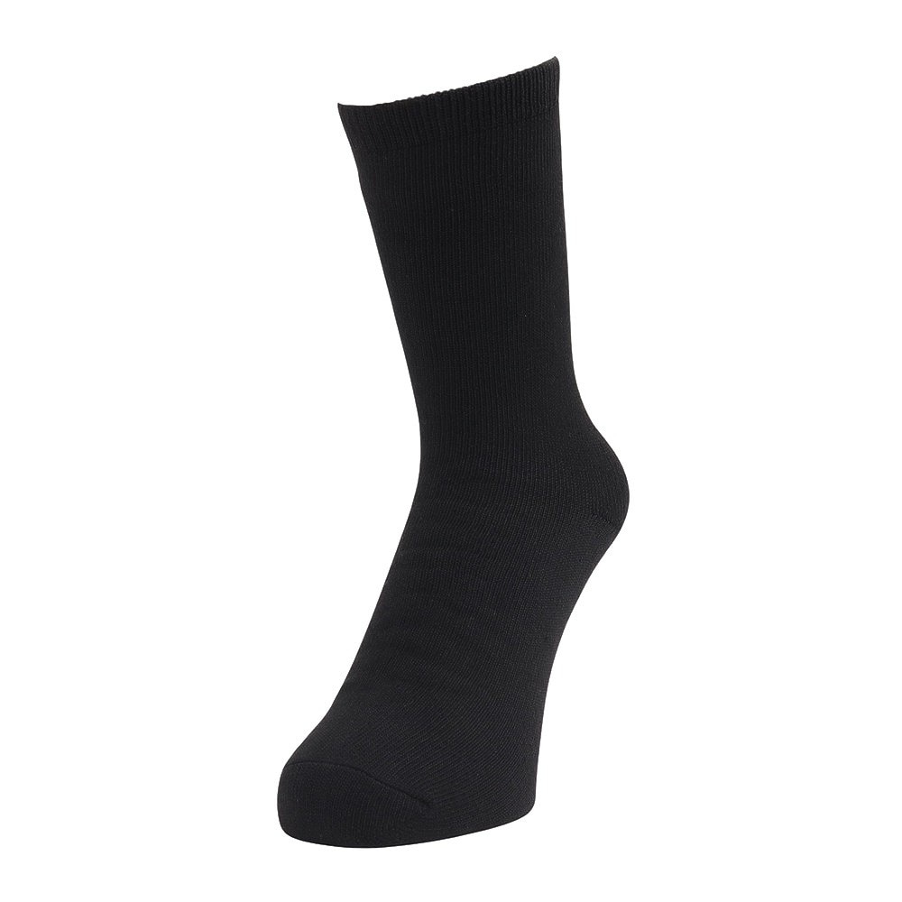 クー（Coo.）（メンズ）3層 クルー丈 ソックス 2足組 BLK 894Q4GSA0088 BLK 吸湿 発熱