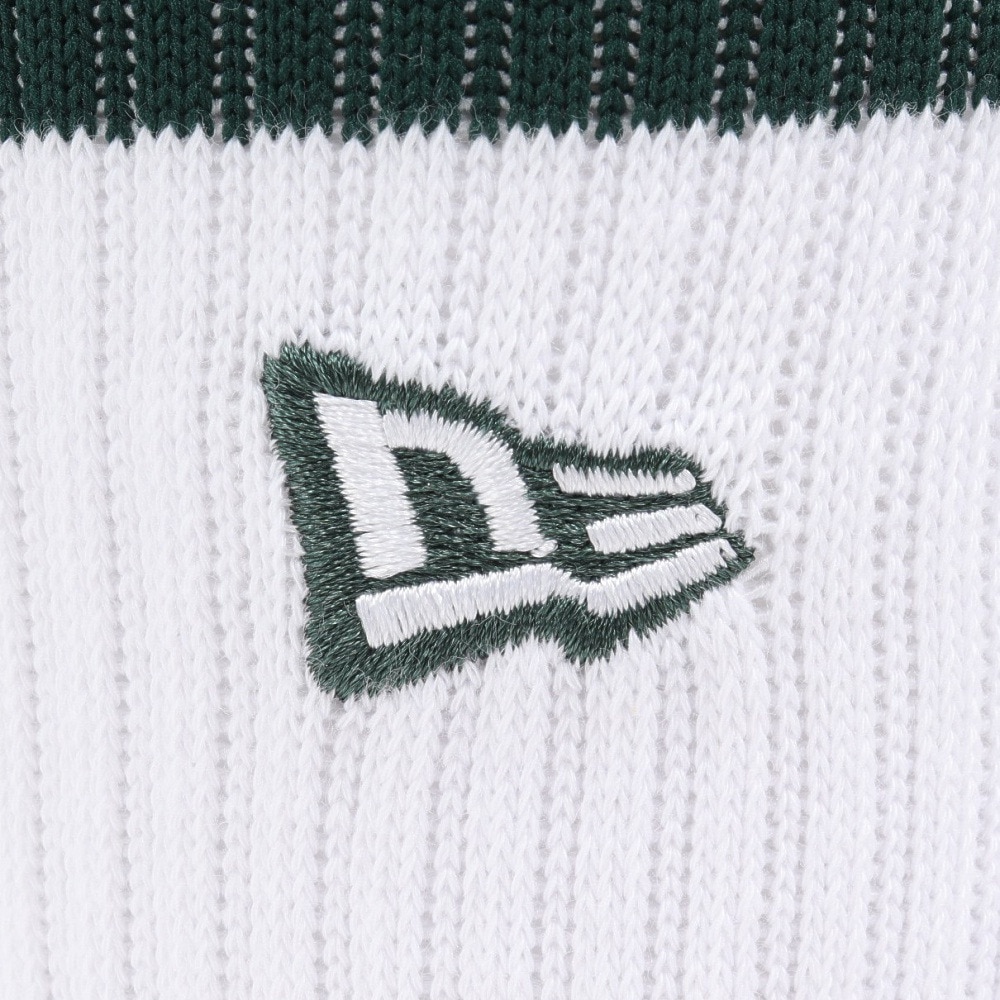 ニューエラ（NEW ERA）（メンズ）ソックス クルー 2ペア ライン フラッグロゴ エンブロイダリー 14518184