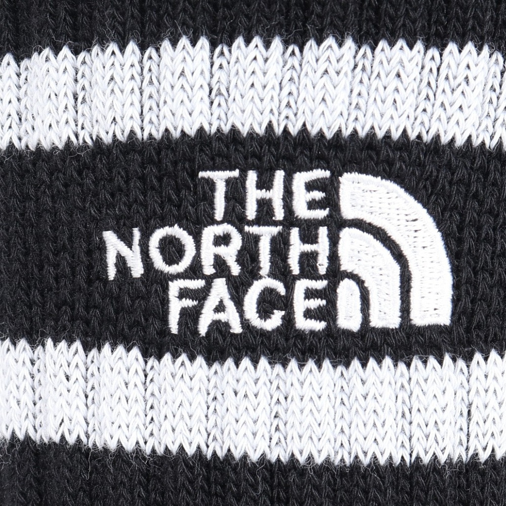 ザ・ノース・フェイス（THE NORTH FACE）（メンズ、レディース）靴下 ミドルソックス フリー ラン 2足組 クルー NN82502 KW 21-29cm ブラック×ホワイト
