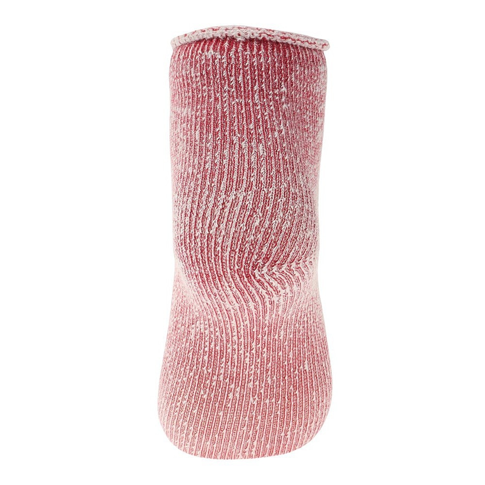 ノーブランド（NO BRAND）（メンズ）バルキーアクリル 2足組 ショートソックス 894NN2OK0437 RED 25～28cm