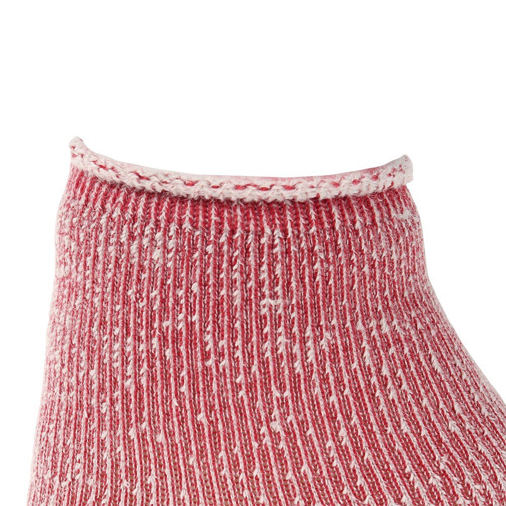 ノーブランド（NO BRAND）（メンズ）バルキーアクリル 2足組 ショートソックス 894NN2OK0437 RED 25～28cm