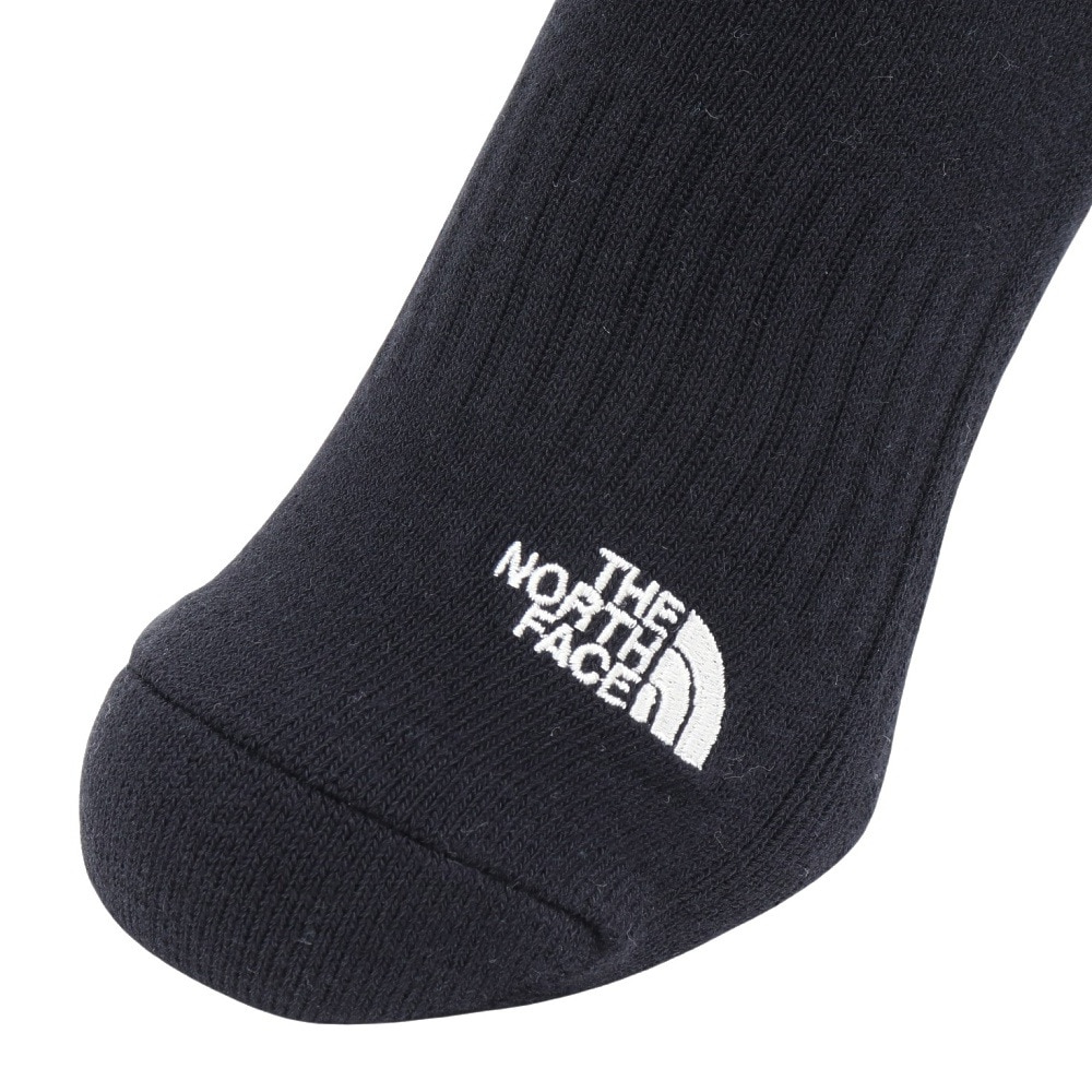 ザ・ノース・フェイス（THE NORTH FACE）（メンズ、レディース）TNF ロゴ ショートソックス 2足組 NN82311 KW