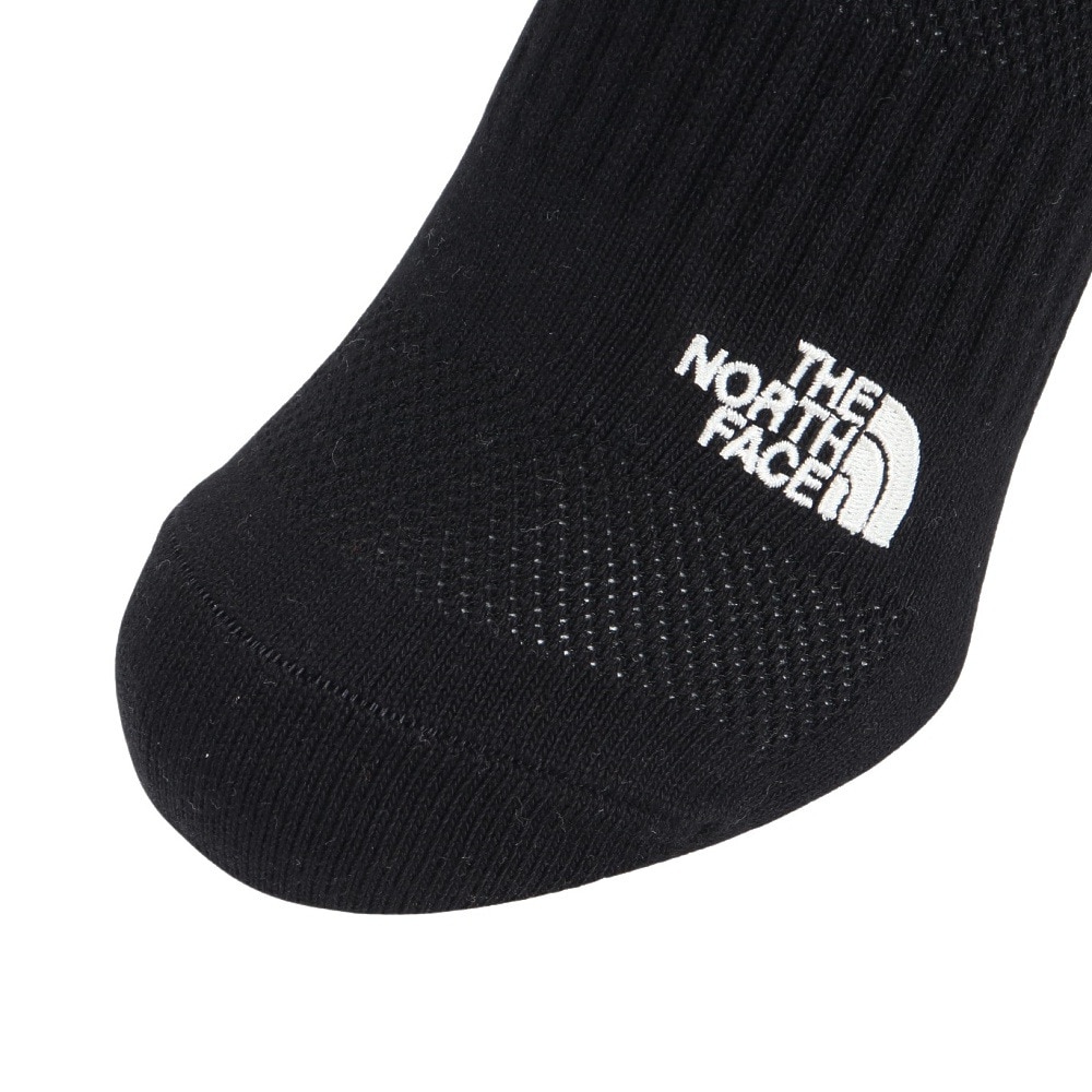 ザ・ノース・フェイス（THE NORTH FACE）（メンズ、レディース）TNF ロゴ ショートソックス クールマックス 2足組 NN82517 KW