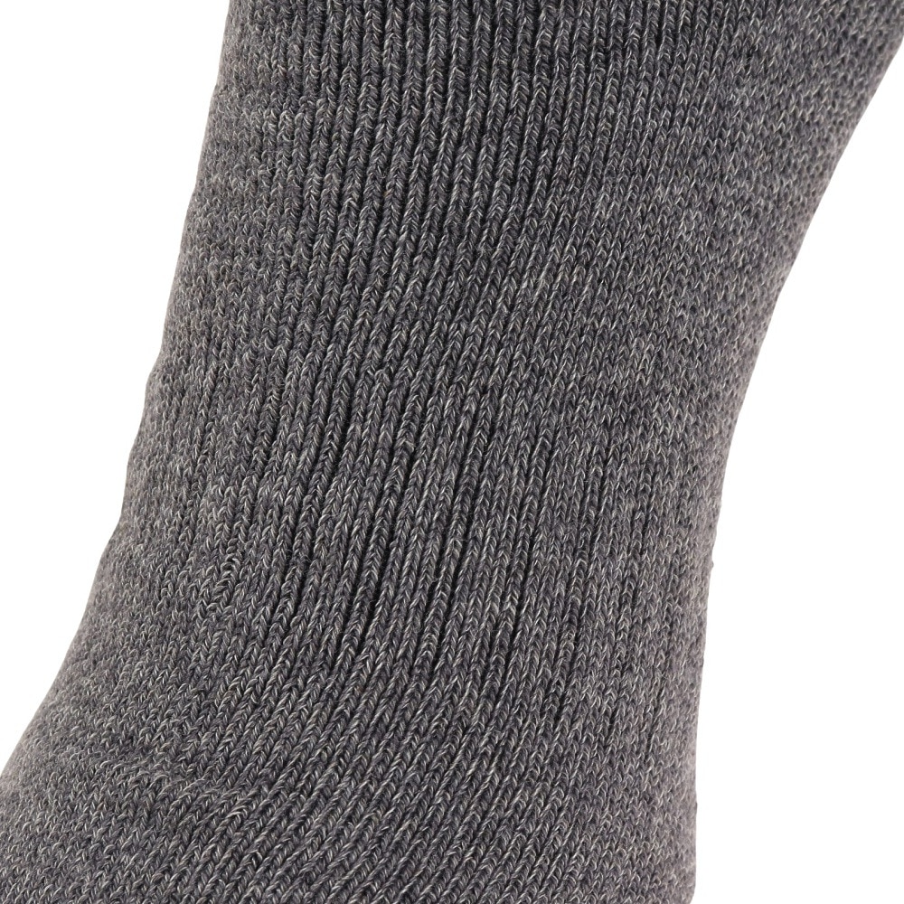 エアボーン（ARBN）（メンズ）ヒートクロス 2足組 2本ライン ロングソックス AB33AC1459 GRY 25～28cm