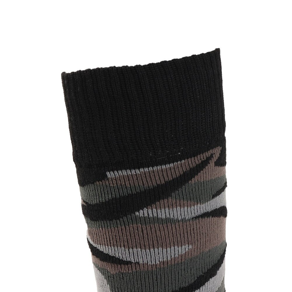 エアボーン（ARBN）（メンズ）ヒートクロス 2足組 メイサイ柄 AB33AC1462 BLK 25～28cm