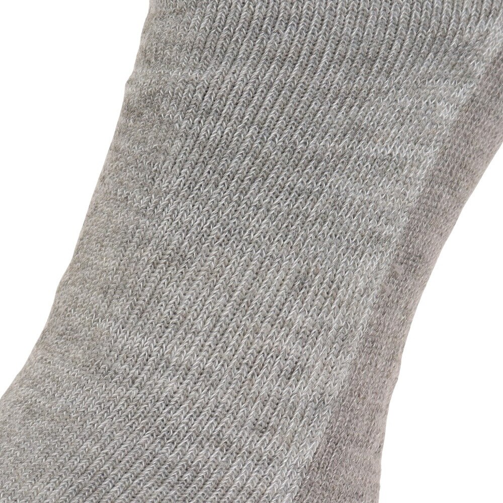 エアボーン（ARBN）（メンズ）ヒートクロス 2足組 底切り替え ロングソックス AB33AC1463 GRY 25～28cm