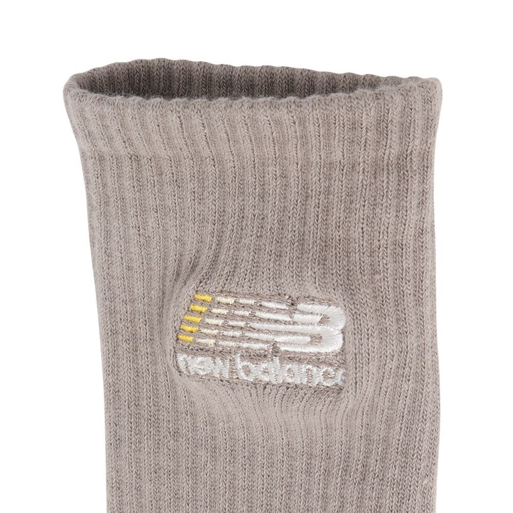 ニューバランス（new balance）（メンズ、レディース）靴下 マルチカラーロゴ クルーソックス 2足組 M-LLサイズ LAS51222AS2 スト系 私服 新調 衣替え 運動