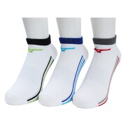 ミズノ（MIZUNO）（メンズ）3足組ソックス アンクル 32JX930170