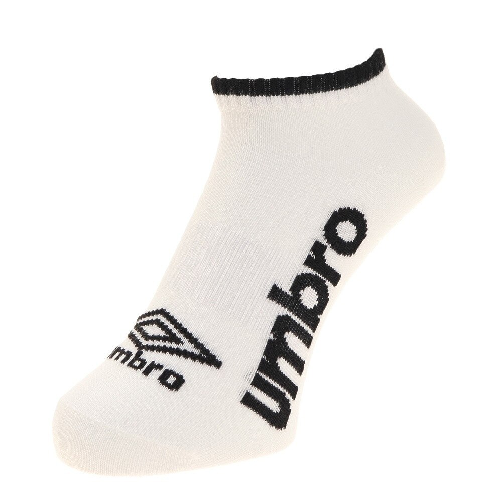 アンブロ（UMBRO）（メンズ）デザインアンクルソックス 3足組 UCS8941 WH25