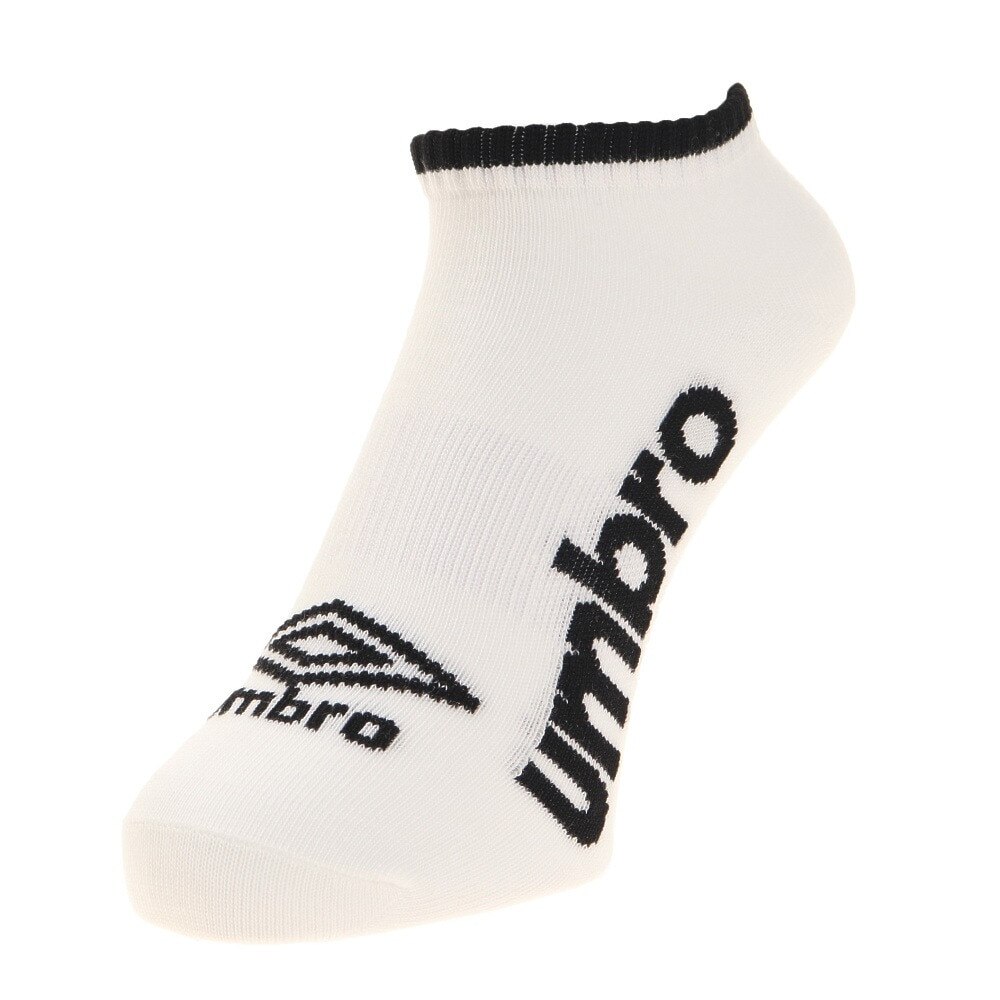 アンブロ（UMBRO）（メンズ）デザインアンクルソックス 3足組 UCS8941 WH27