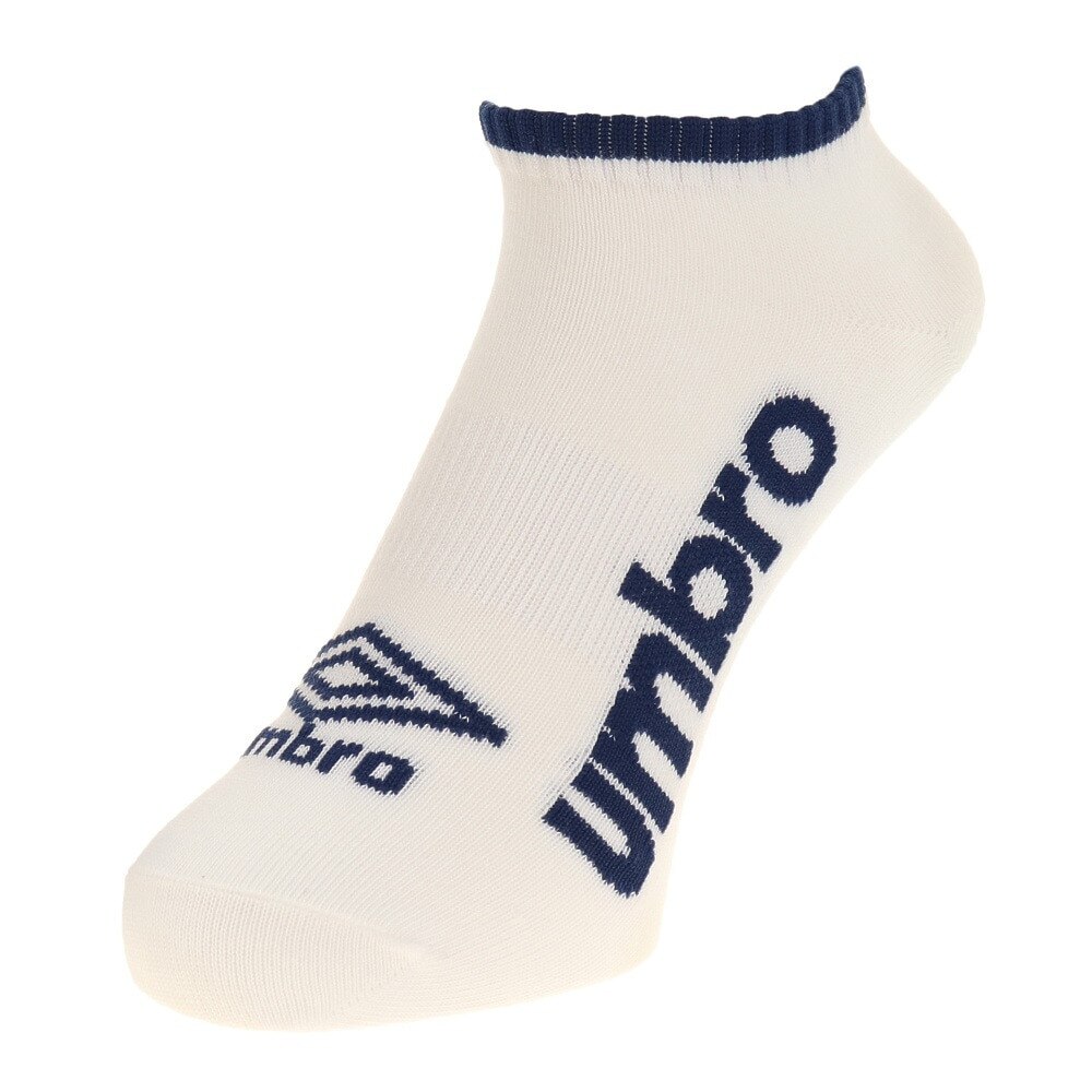 アンブロ（UMBRO）（メンズ）デザインアンクルソックス 3足組 UCS8941 WH27