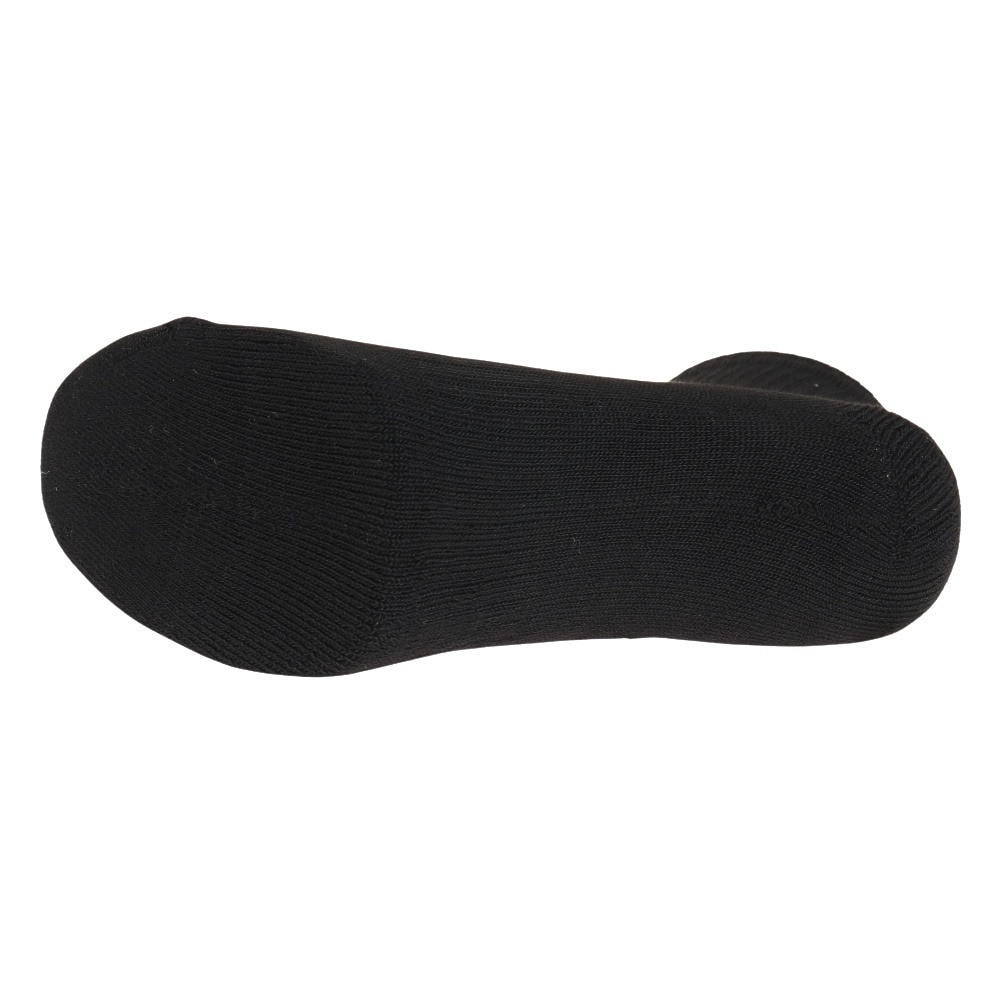 ノーブランド（NO BRAND）（メンズ）ヒートクロス 3足組 パイルソックス 25.0～28.0cm 894NN2OK0408 BLK