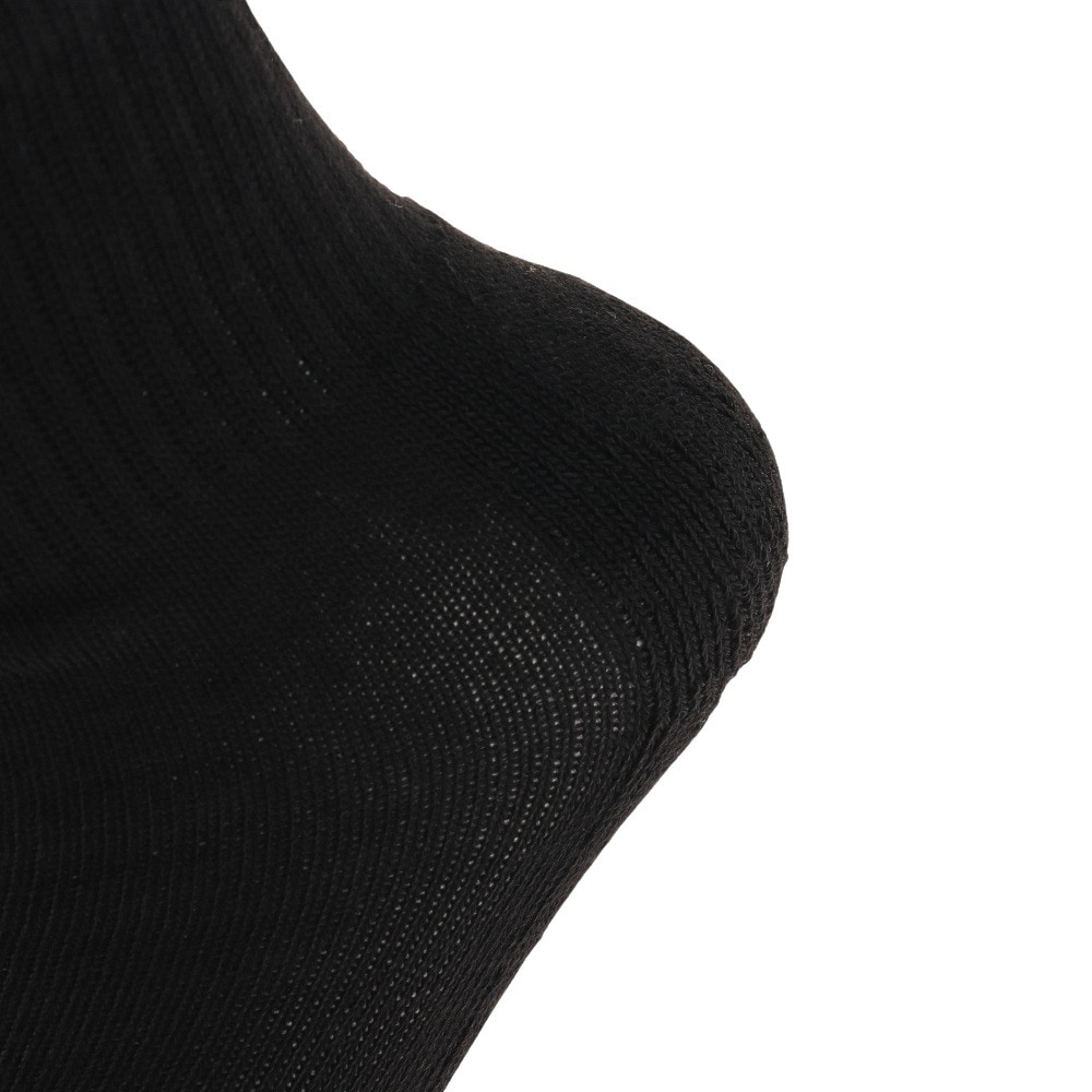 ノーブランド（NO BRAND）（メンズ）ヒートクロス 3足組 パイルソックス 25.0～28.0cm 894NN2OK0408 BLK