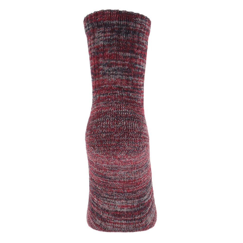ノーブランド（NO BRAND）（メンズ）ヒートクロス 3足組 パイルソックス 25.0～28.0cm 894NN2OK0408 RED