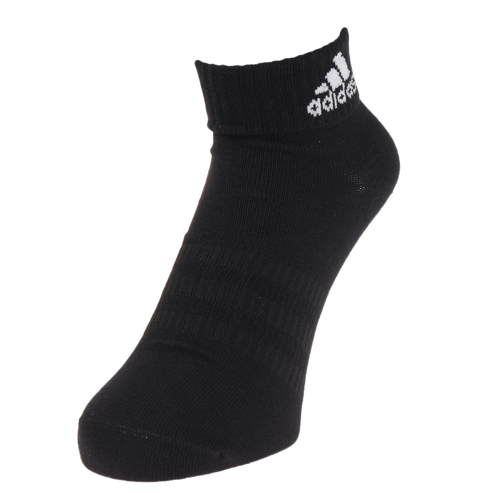 アディダス（adidas）（メンズ、レディース）薄手 軽量 アンクルソックス 3足組 EBL54-IC1282